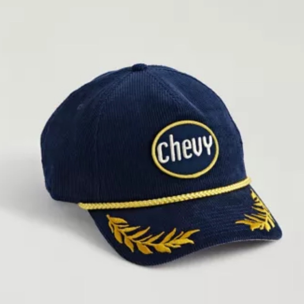 AMERICAN NEEDLE - CHEVY Corduroy Blue Yellow Unisex Hat